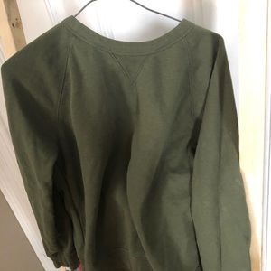 Dark green sweatshirt